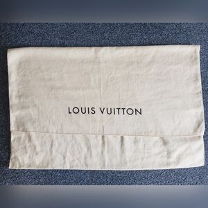 EUC Authentic Medium Louis Vuitton Cotton Flannel Envelope Dust/Storage Bag